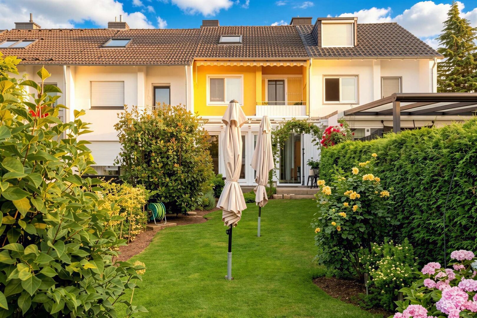 schöner, pflegeleichter Garten