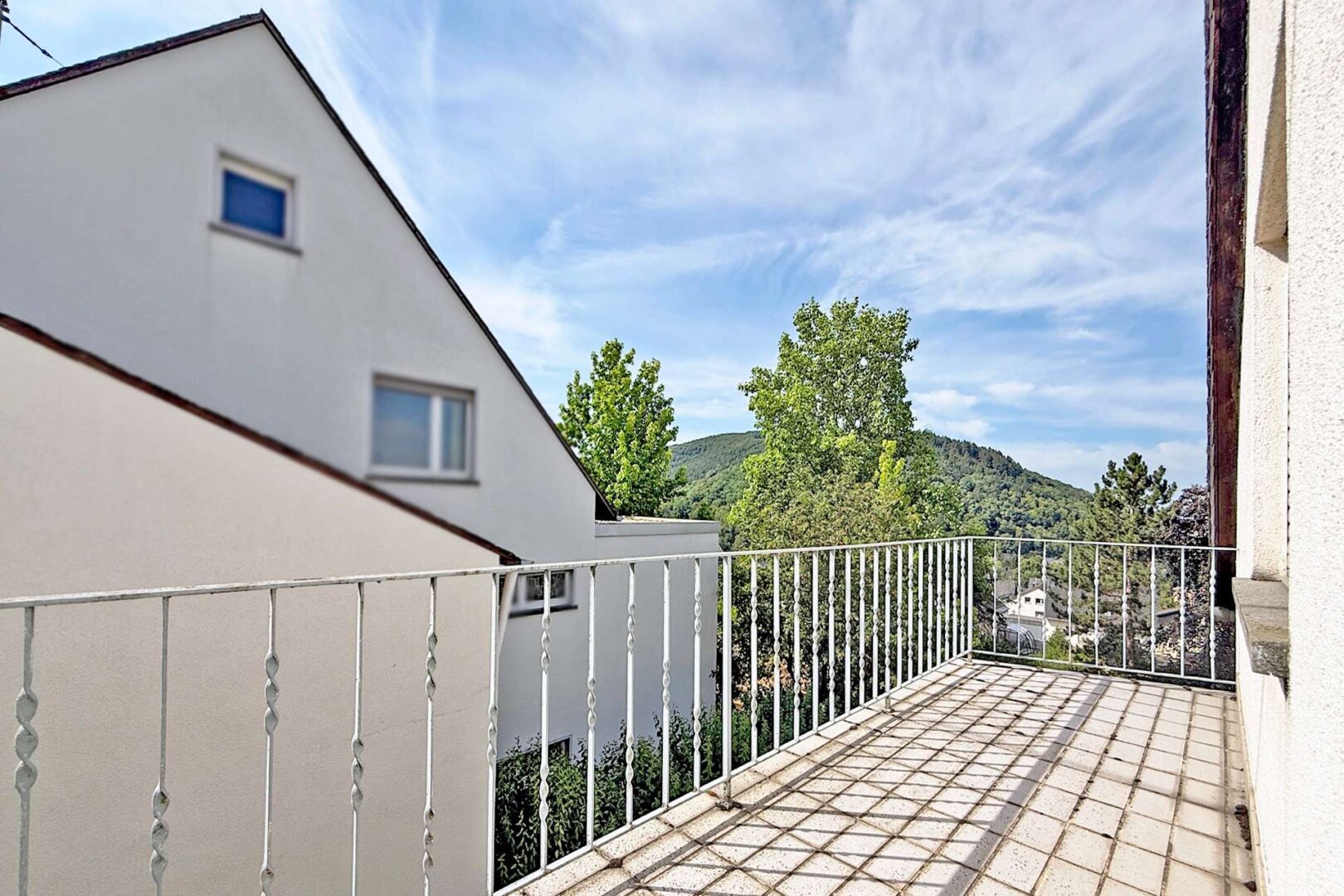 Balkon im Dachgeschoss