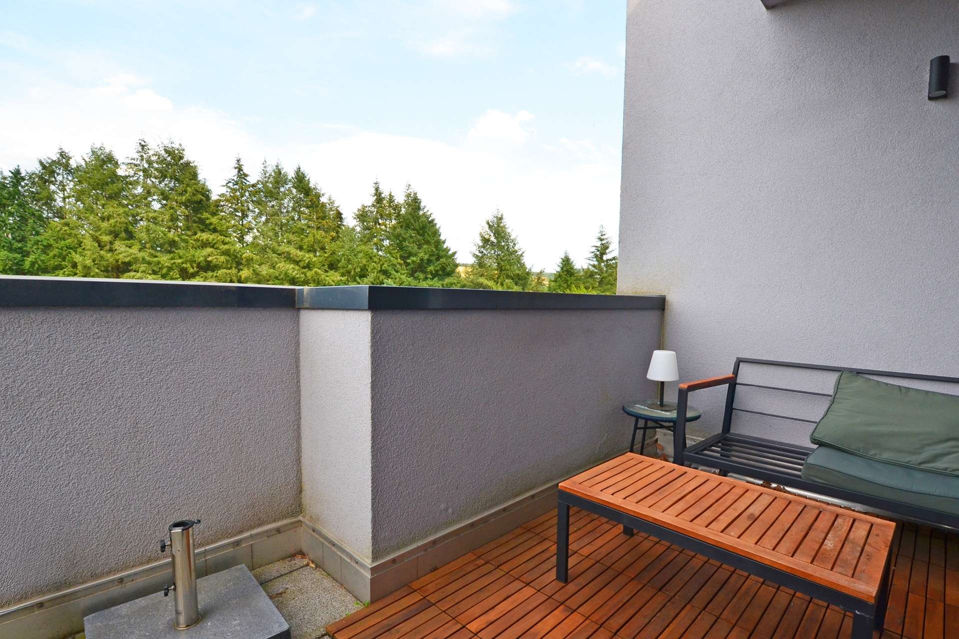 Schöne Dachterrasse