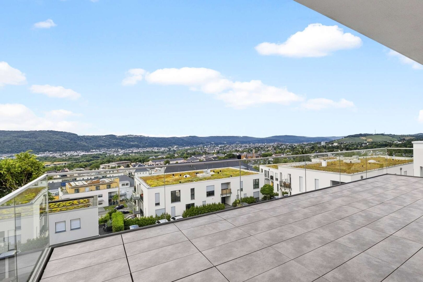 Weitblick über Trier-Stadt
