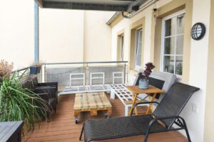 Großer Süd-West Balkon