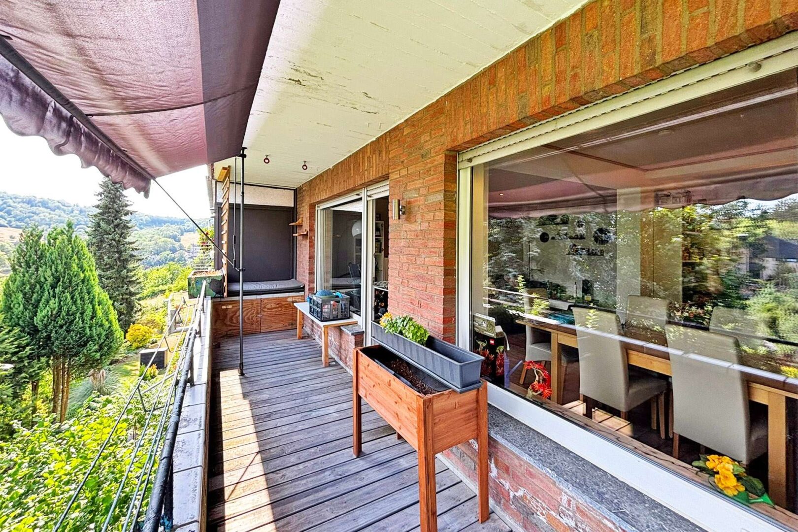 Balkon mit tollem Weitblick