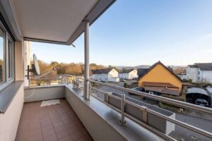 Balkon mit toller Aussicht