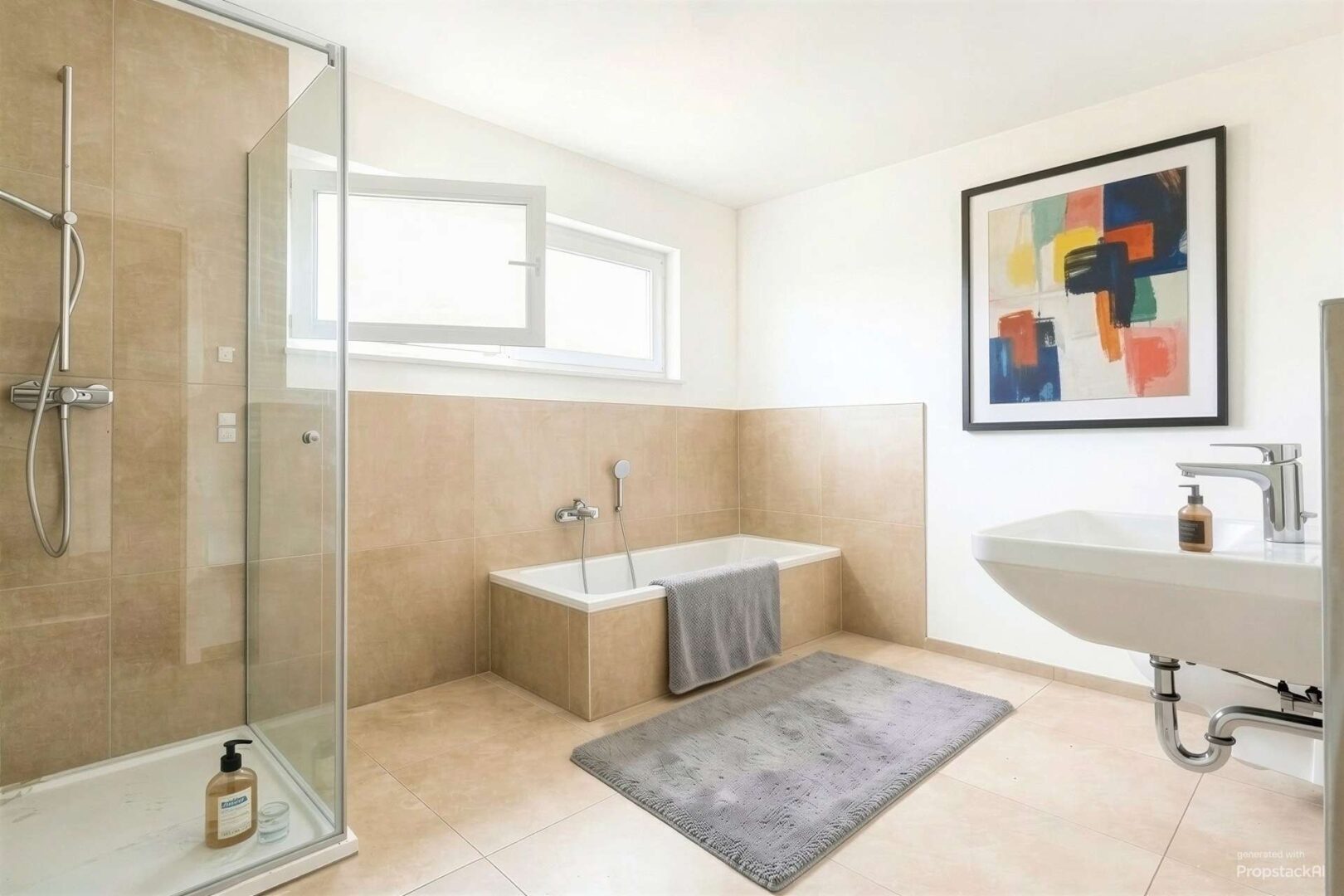 Badezimmer (KI-Einrichtungsvorschlag)