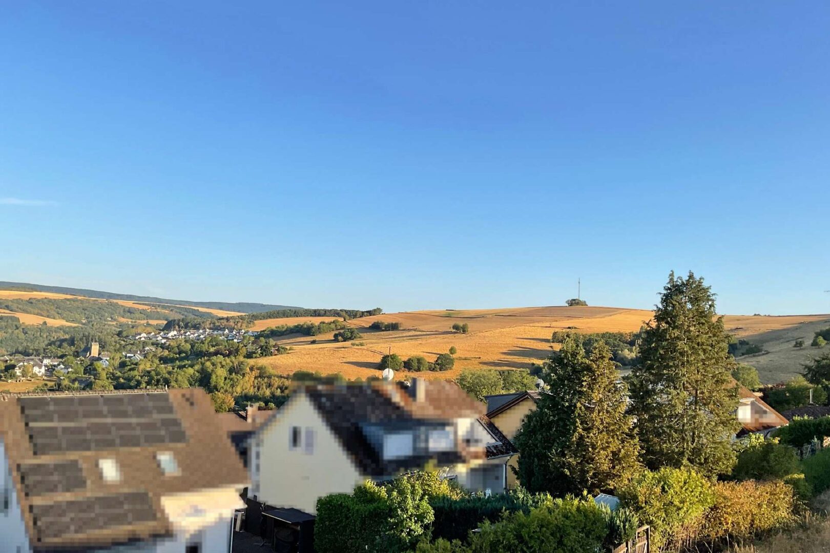 Ausblick vom Balkon