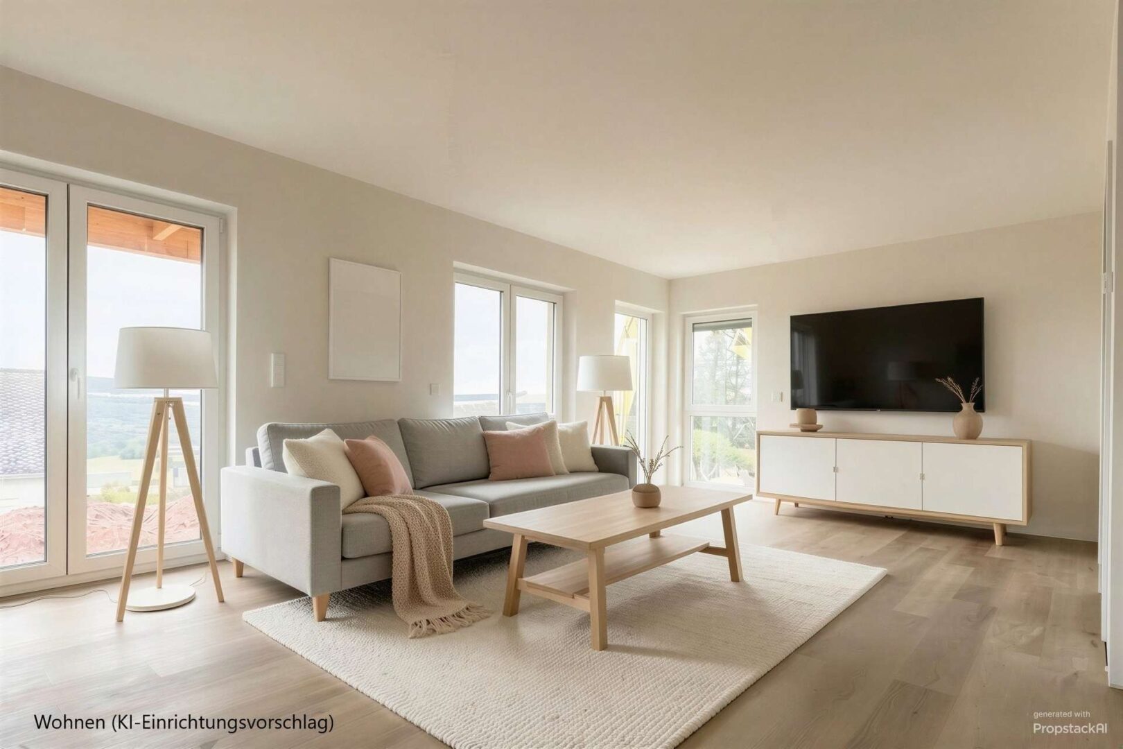 Wohnen (KI-Einrichtungsvorschlag)