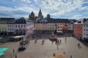 Aussicht auf den Trierer Hauptmarkt