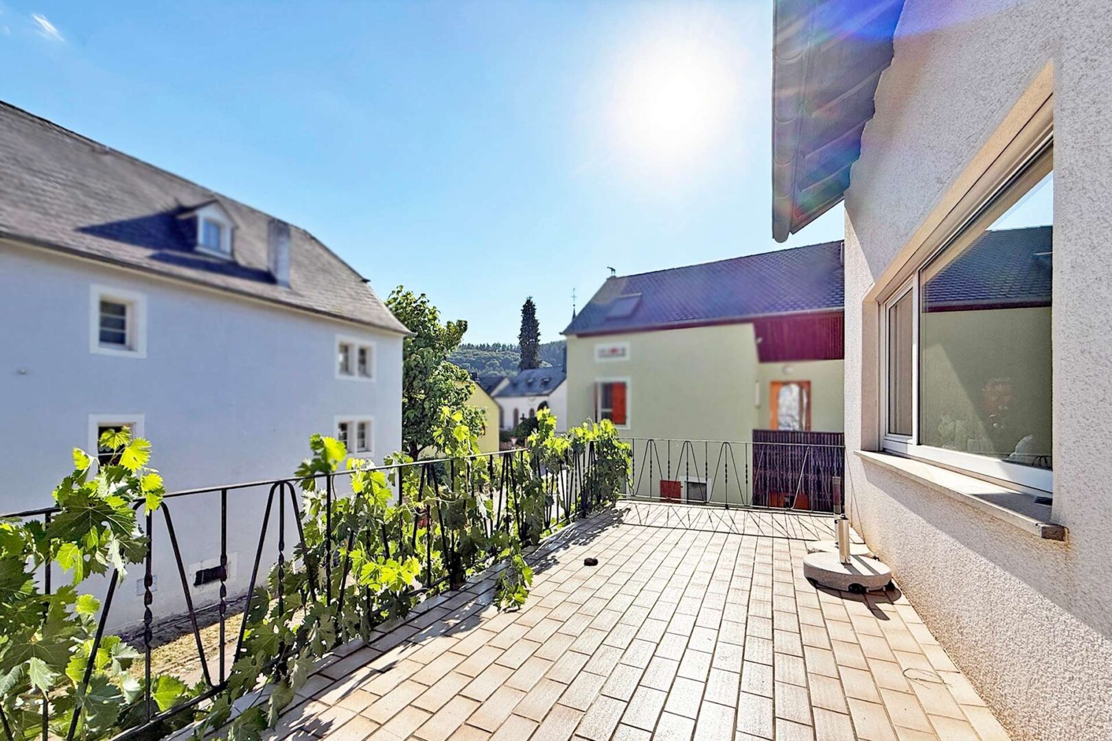Balkon in Süd-Ausrichtung