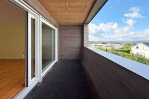 Loggia mit tollem Ausblick