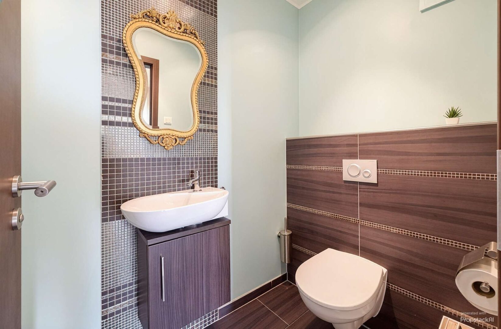 Gäste WC - (KI-belichtet)