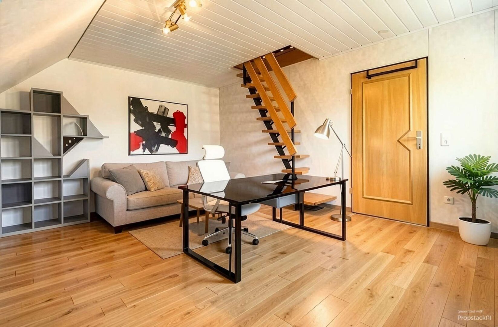 Gästezimmer 1. OG - Arbeitszimmer, Modern - (KI generiert)