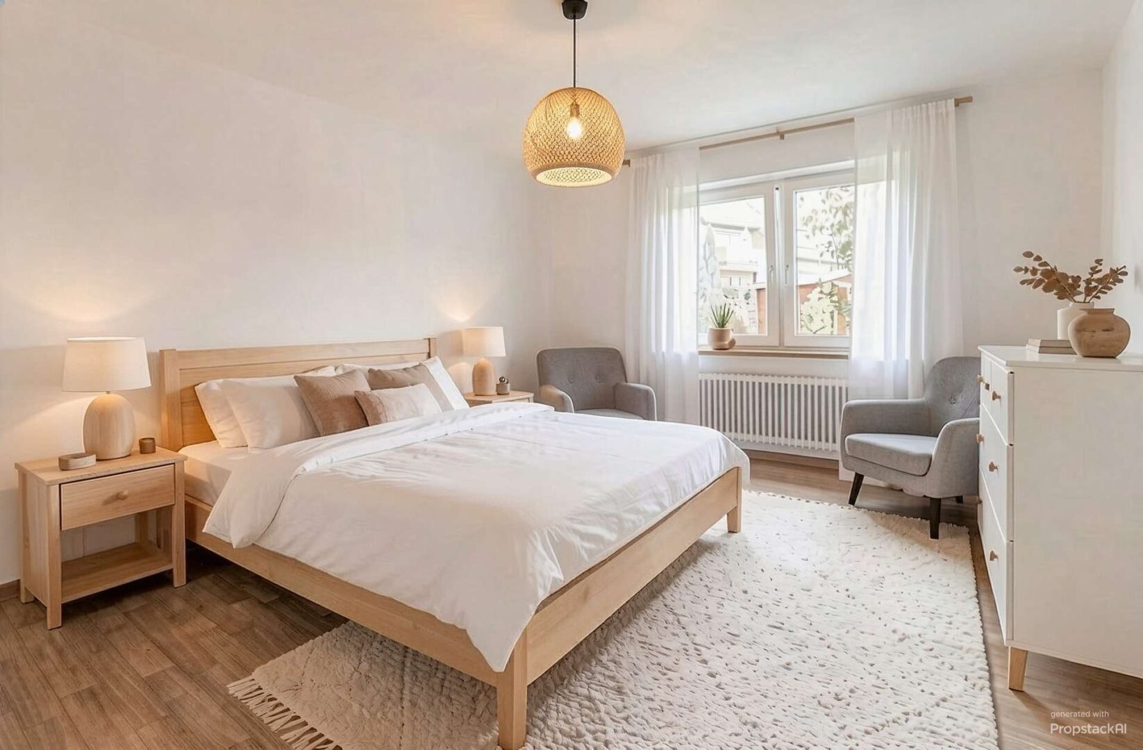 Schlafzimmer Nr. 2 EG - (KI generiert)