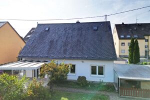 Hausansicht vom Garten