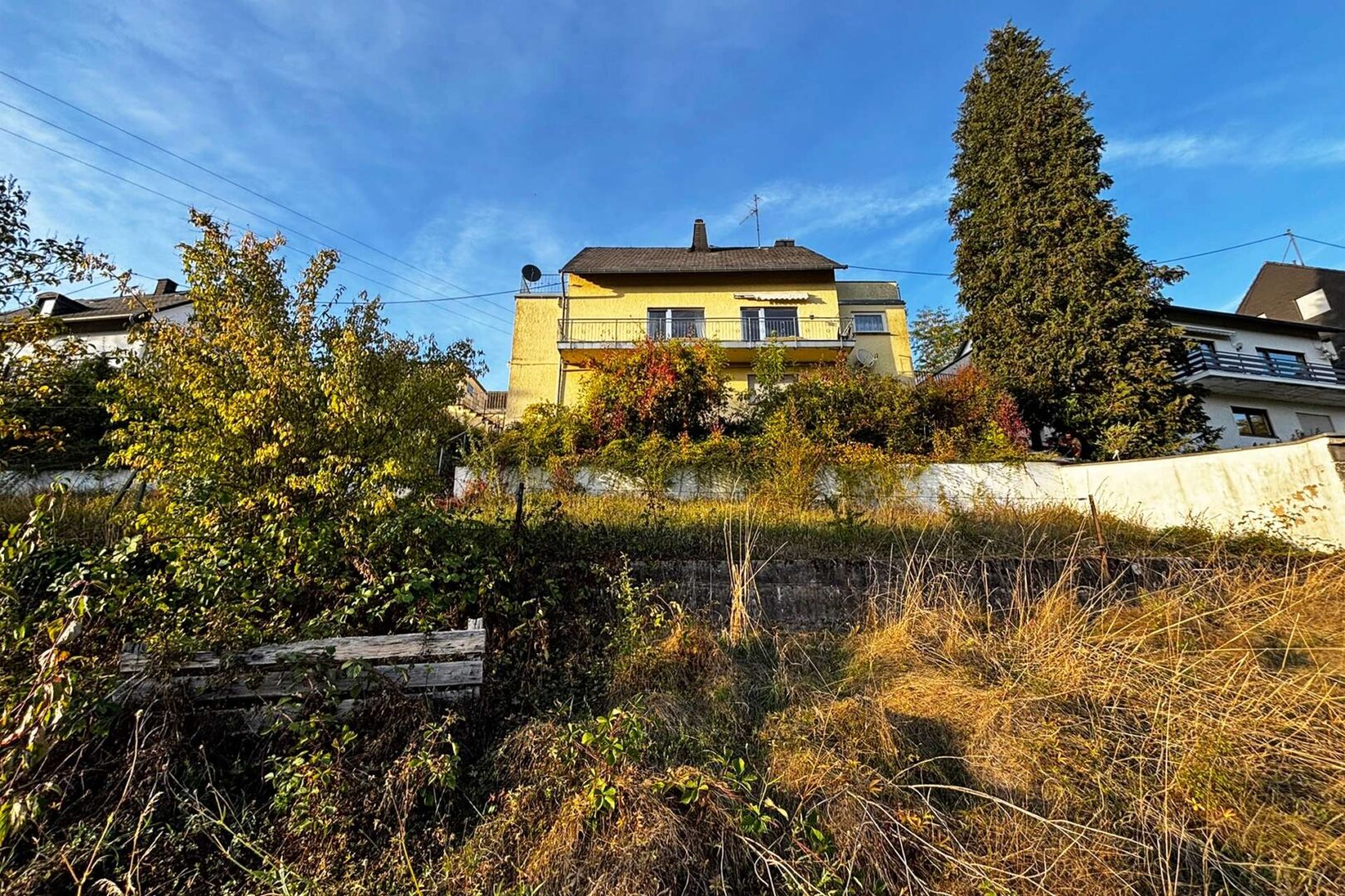 Rückseite des Hauses