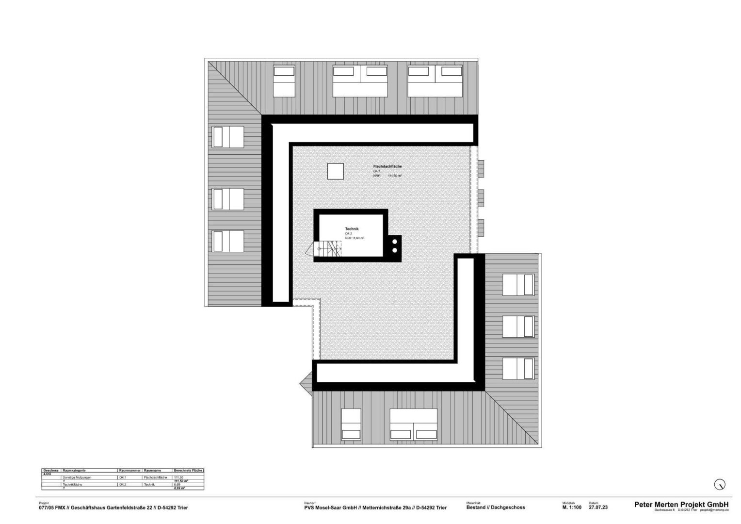 Grundriss Dachgeschoss