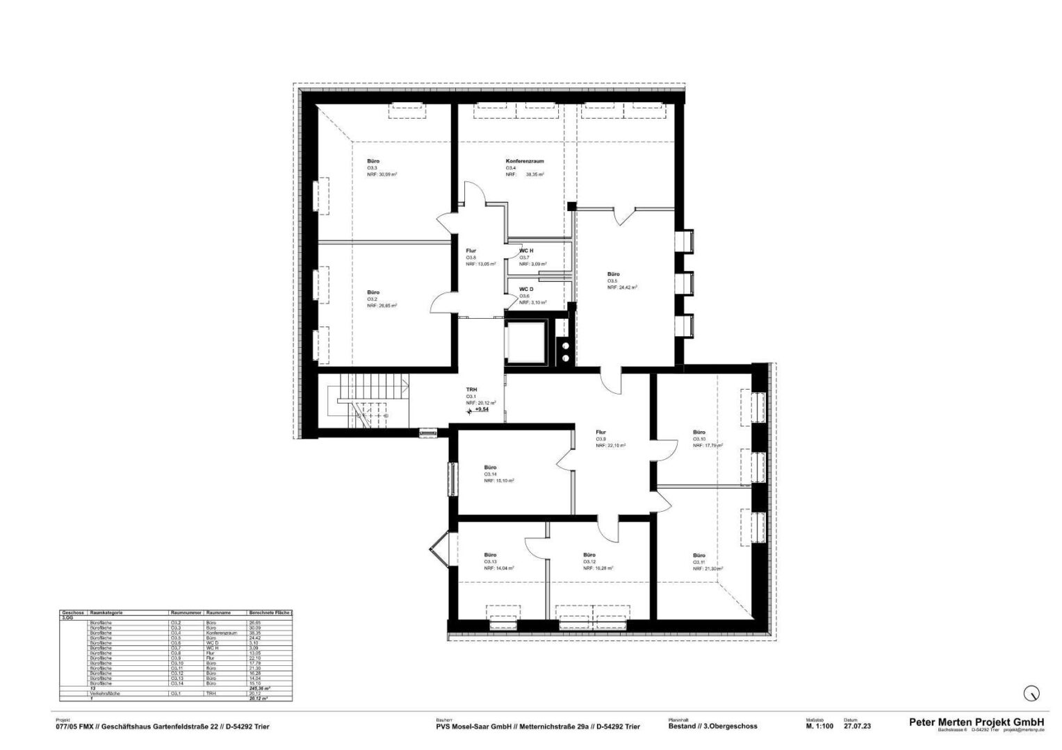Grundriss 3. Obergeschoss