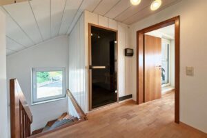 Sauna im Flur vom DG